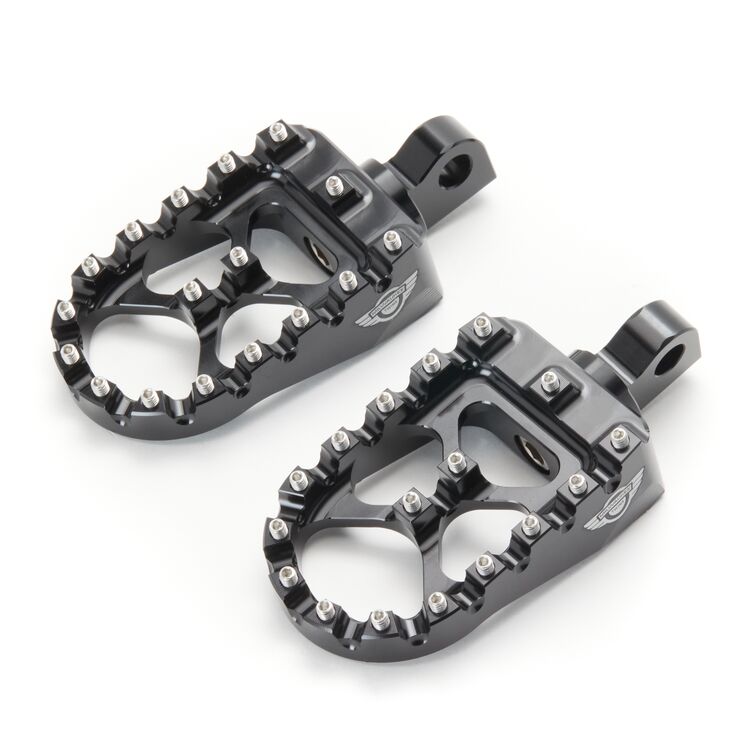 Milwaukee Twins MX Style Pegs For Harley
