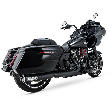 Vance & Hines Supersport 400 Slip-On Mufflers For Harley Touring 2017-2025 Black [Open Box]