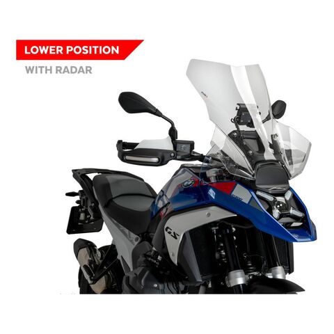 Puig Touring Windscreen BMW R1300GS 2024-2025 Clear / With Radar [Open Box]