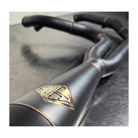 SP Concepts Cut Back 2-Into-1 Exhaust For Harley Dyna 1999-2005