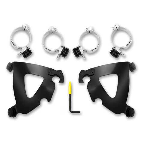 Memphis Shades Road Warrior Trigger Lock Mount Kit For Harley 2006-2025 Black [Previously Installed]