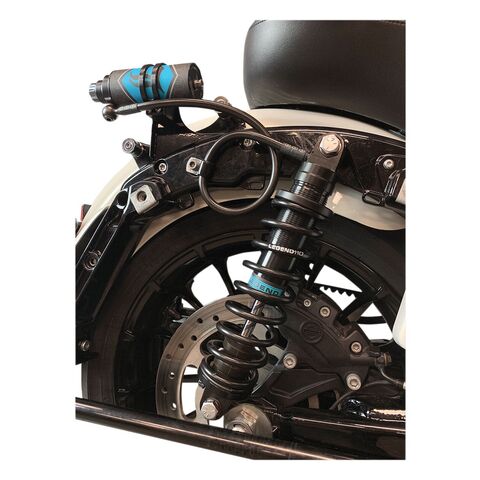 Legend Suspension External Mounting Brackets For Revo-ARC Remote Reservoir Shocks For Harley Touring 2014-2025 [Previously Installed]