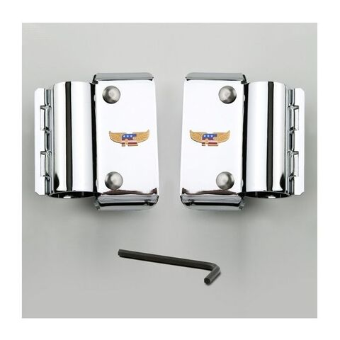 National Cycle Narrow Frame Heavy Duty Windshield Mount Kit For Harley Dyna / Sportster 1970-2021 Chr... [Open Box]
