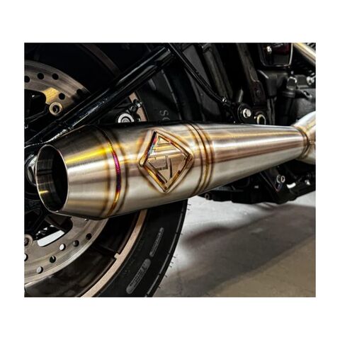 SP Concepts Mid Length Elsinore 2-Into-1 Exhaust For Harley