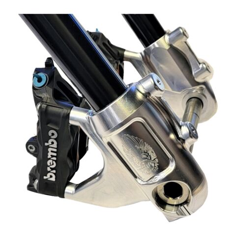 Custom Cycle Engineering Radial Brake Caliper Brackets For Harley FXLRS/ST 2020-2026