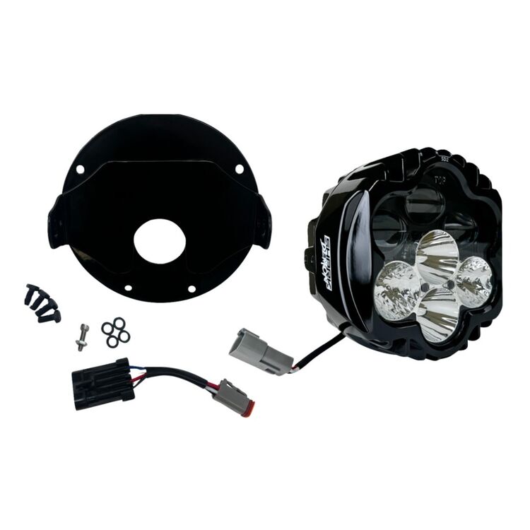 Custom Dynamics Shark Demon 2 Headlight For Harley Low Rider ST 2022-2025 [Previously Installed]