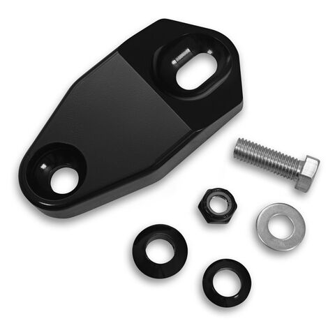 Memphis Shades Headlight Extension Block For Harley Dyna / Sportster 1986-2005 Black [Incomplete]