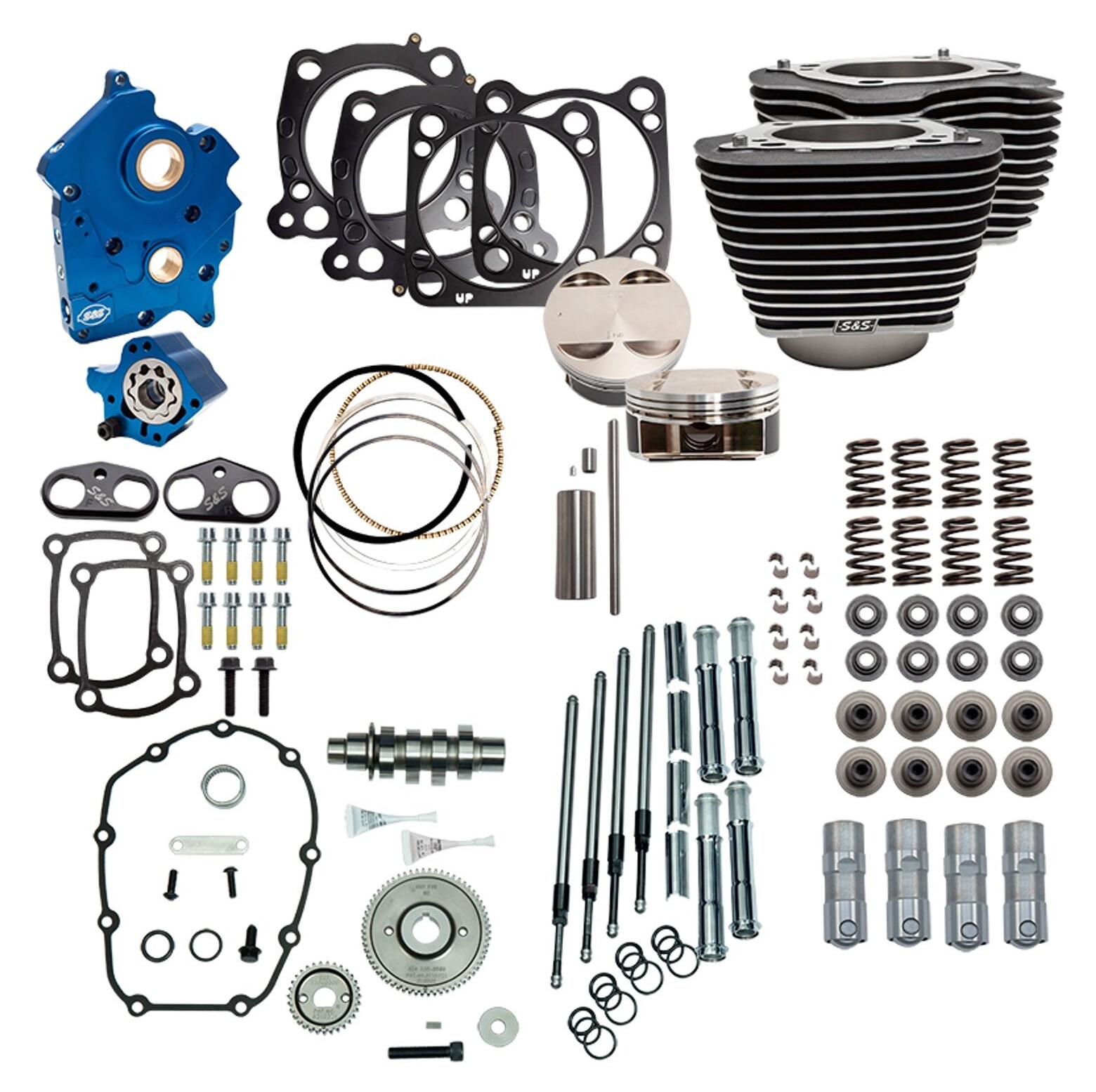 S&S Cycle Power Package For Harley Twin Cooled 114