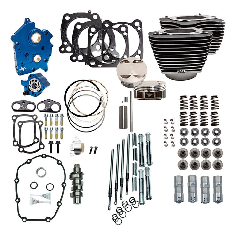 S&S Cycle Power Package For Harley Twin Water Cooled 107" Milwaukee Eight 2017-2024