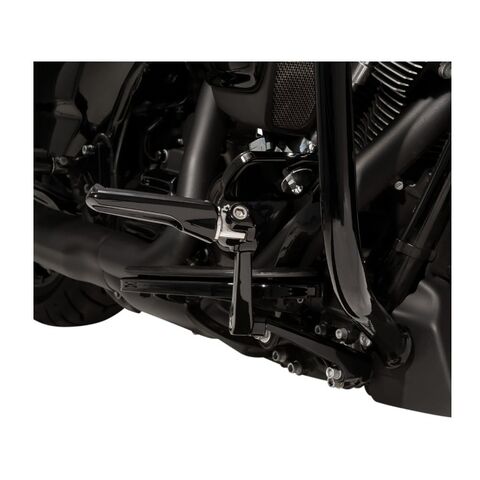 Ciro Frame Mounted Adjustable Highway Peg Mounts For Harley Touring 2009-2025 Extended - 5 1/2" / Black [Previously Installed]