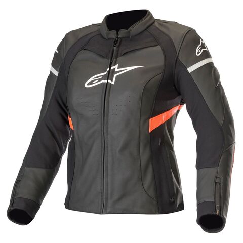 Alpinestars Stella Kira Jacket (44) Black/Fluo Red / 44 [Open Box]