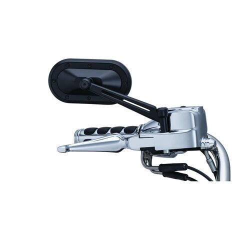 Kuryakyn Heavy Industry Mirrors For Harley Black [Blemished - Very Good]