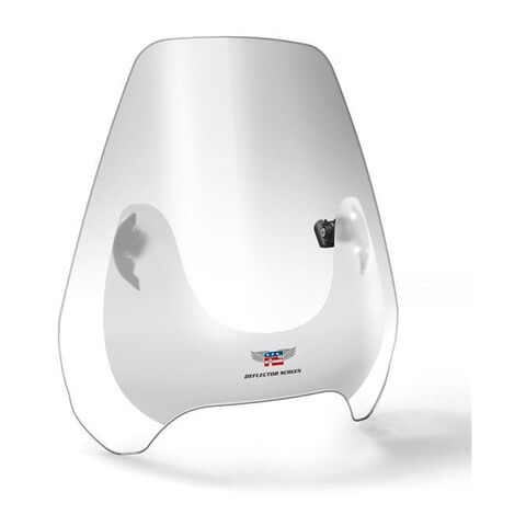 National Cycle Deflector Screen Windshield - QuickSet Clear / 1" Clamp [Blemished - Acceptable]