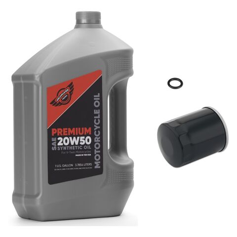 Milwaukee Twins Engine Only Oil Change Kit For Harley Touring / Softail 1999-2017