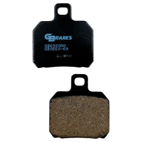GBrakes Semi-Metallic Rear Brake Pads GB0505-69