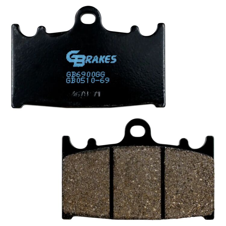 GBrakes Semi-Metallic Front Brake Pads GB0510-69
