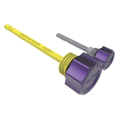 Figurati Designs Performance Curved Magnetic Dipstick Kit For Harley Touring 2017-2026