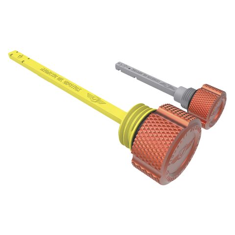 Figurati Designs Performance Knurled Magnetic Dipstick Kit For Harley Touring 2017-2026