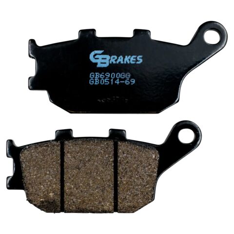 GBrakes Semi-Metallic Rear Brake Pads GB0514-69