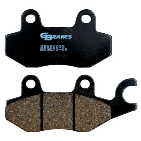 GBrakes Semi-Metallic Front / Rear Brake Pads GB0520-69