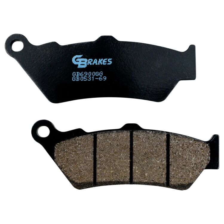 GBrakes Semi-Metallic Front / Rear Brake Pads GB0531-69