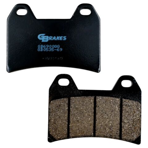 GBrakes Semi-Metallic Front Brake Pads GB0535-69