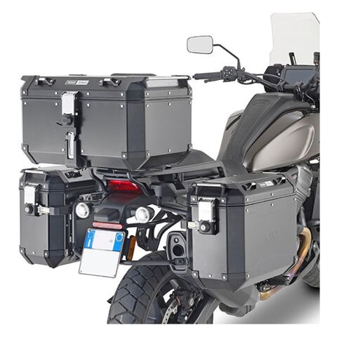 Givi PLO8400CAM Side Case Racks For Outback Cases Harley Pan America 2021-2025 [Open Box]