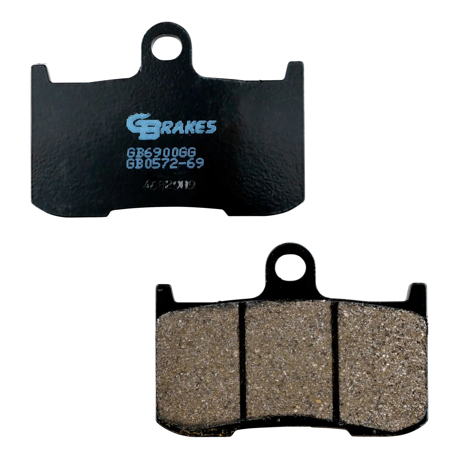 GBrakes Semi-Metallic Front Brake Pads GB0572-69