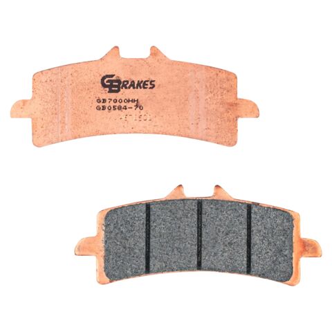 GBrakes HH Sintered Front / Rear Brake Pads GB0587-70 For Harley 2000-2007