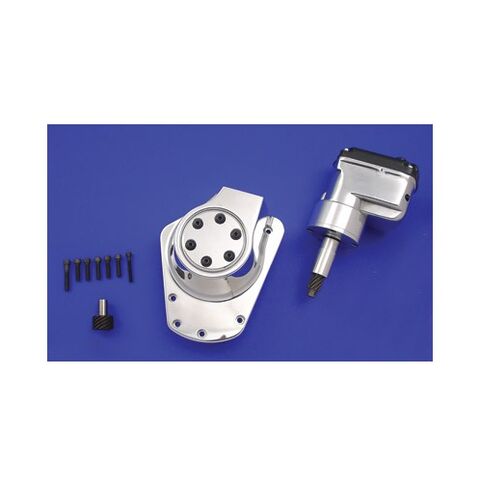 Joe Hunt Magnetos H-4 Automatic Advance Magneto For Harley 1970-1999 Polished [Previously Installed]