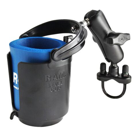 RAM Mounts U-Bolt Cup Holder Kit Black [Previously Installed]