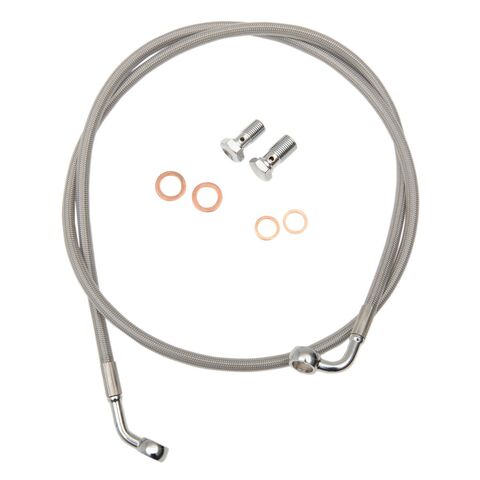 LA Choppers Brake Line For Harley Softail 2018-2026 15"-17" Bars / Stainless [Open Box]