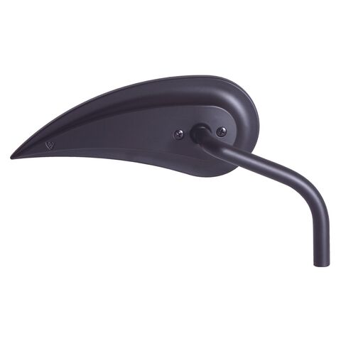 Arlen Ness Rad 3 Teardrop Mirror For Harley Left Side / Black [Open Box]