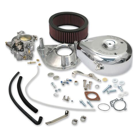 S&S Cycle Super E Shorty Super Carburetor Kits For Harley 1966-1984 [Previously Installed]