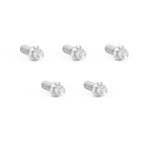 Arlen Ness 12-Point Titanium Derby Cover Bolt Kit For Harley 2007-2026