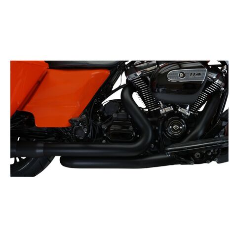 Khrome Werks Aggressor 2 Into 2 Crossover Headers For Harley Touring 2017-2026 Black [Open Box]