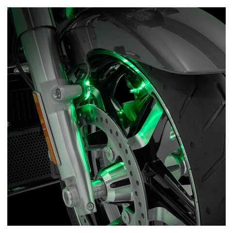 Ciro Shock & Awe 3.0 Fork Mounted Illuminators For Harley Touring 2000-2025