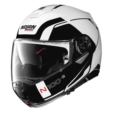Nolan N100-5 Consistency Helmet (XS and SM) Metallic White / SM [Blemished - Good]