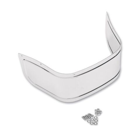 Drag Specialties Chrome Steel Front Fender Skirt For Harley Touring 1980-2013 Chrome [Open Box]