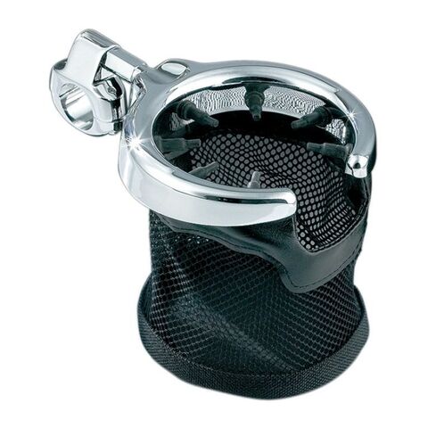 Kuryakyn Universal Handlebar Clamp Drink Holder 1" Diameter Clamp / Chrome [Open Box]
