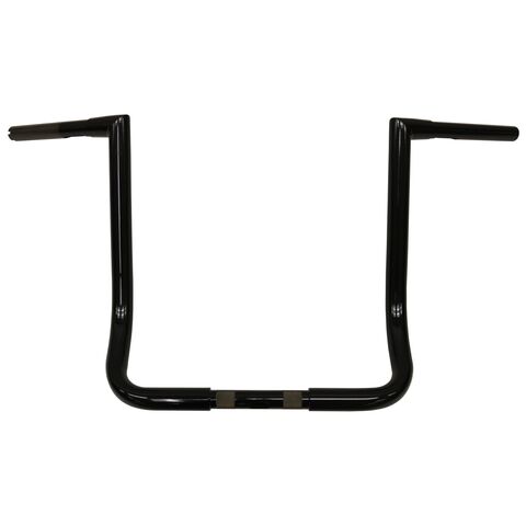 LA Choppers 1-1/4" Twin Peaks Bagger Handlebars For Harley Touring 2008-2025 16" Rise / Black [Open Box]