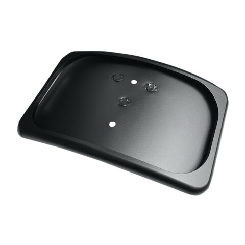 Drag Specialties Curved Radius License Plate Mount For Harley Small Radius / Flat Black [Previously Installed]