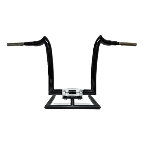 KST Kustoms 1 1/2" Ornery Ape Handlebars For Harley FLTRX 2023-2026 12" / Gloss Black [Open Box]
