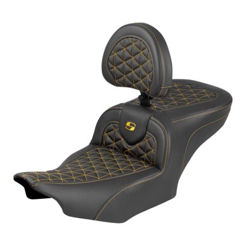 Saddlemen Roadsofa Tri Gripper 2-Up Seat For Harley FLHX / FLTRX 2023-2026