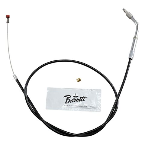 Barnett Black Vinyl Idle Cable For Harley Sportster 1996-2003 Stock / 130° / Black [Open Box]