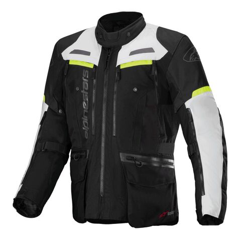Alpinestars Bogota Pro Drystar Jacket Black/Grey/Hi-Viz Yellow / MD [Open Box]