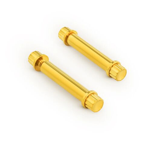 Arlen Ness 12-Point Titanium Footpeg Hardware For Harley Softail / Sportster / Pan America 2018-2026