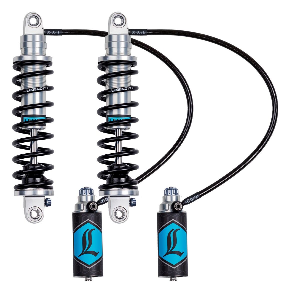 Legend Suspension REVO-ARC Remote Reservoir Shocks For Harley