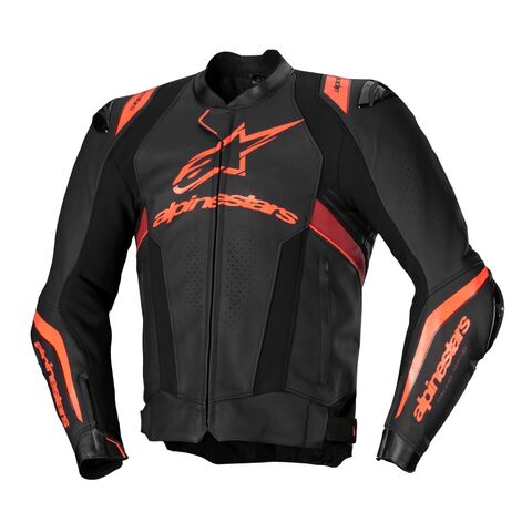 Alpinestars Missile V3 Ignition Leather Jacket Black/Red / 56 [Blemished - Very Good]