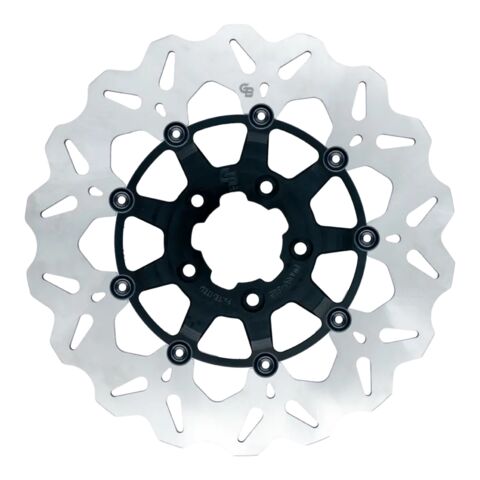 GBrakes 11.8" Floating Wave Rear Rotor For Harley Touring 2008-2026